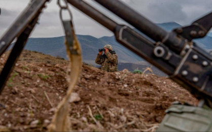 Erməni silahlıları fortifikasiya qurğuları quraşdırmağa cəhd göstərib