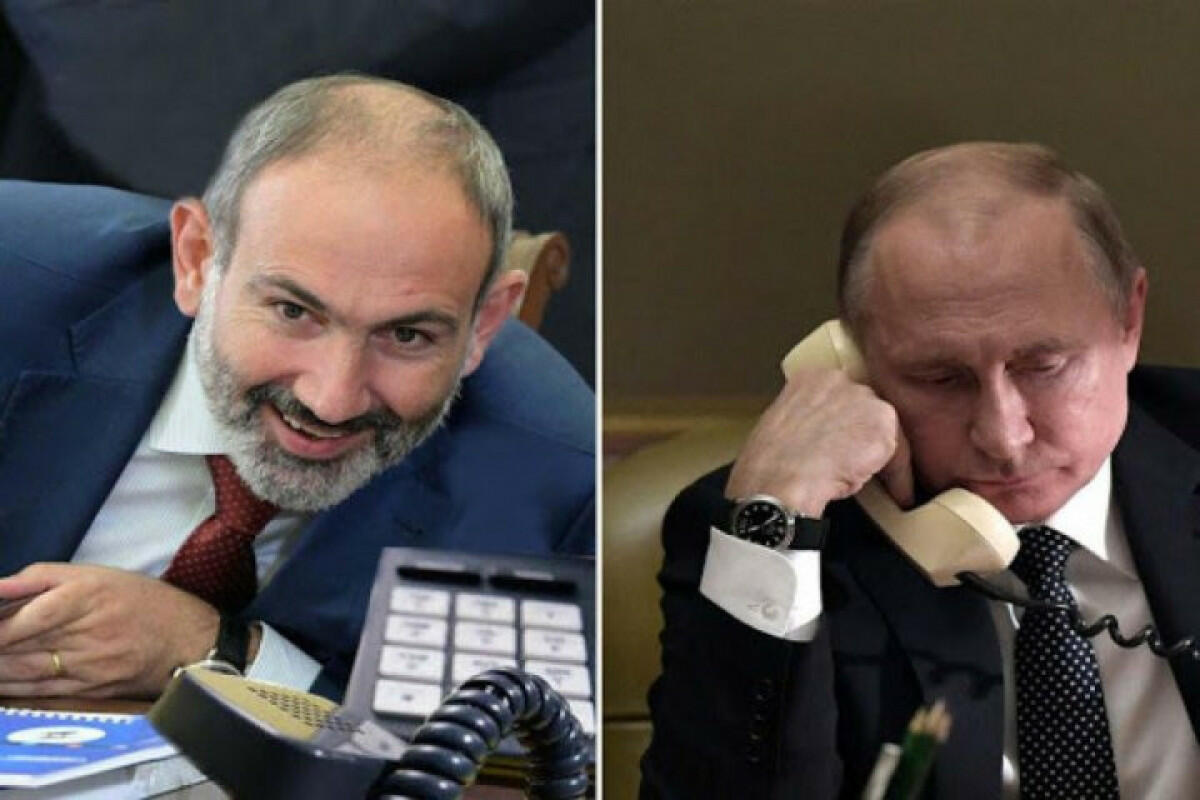 Nikol Paşinyan 44 günlük müharibə zamanı Putinlə 60 dəfə telefonla danışıb