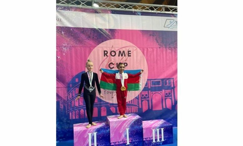 Azərbaycan gimnastları Romada qızıl medal qazanıblar