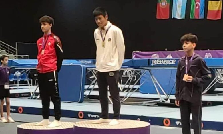 Gimnastlarımız Portuqaliyada gümüş və bürünc medallar qazanıblar