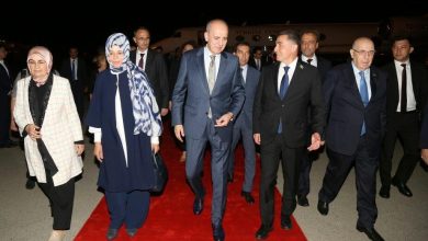 Numan Kurtulmuş Azərbaycana rəsmi səfərə gəlib