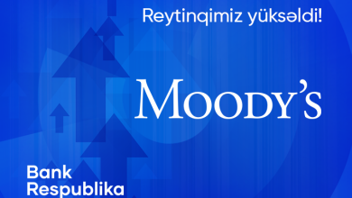 Moody's "Bank Respublika"nın reytinqini "stabil" proqnozla "B2" səviyyəsinə yüksəldib