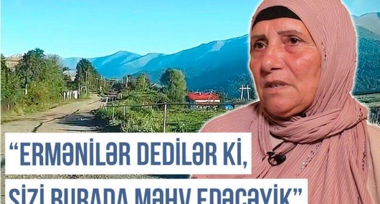 “Ermənilərdən qorumaq üçün qızımla oğlumu kartofun arasında gizlətdim”