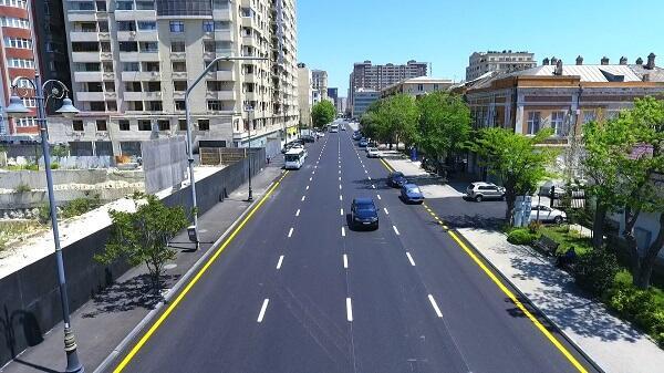 Bakıda bu yol yenidən təşkil edilir