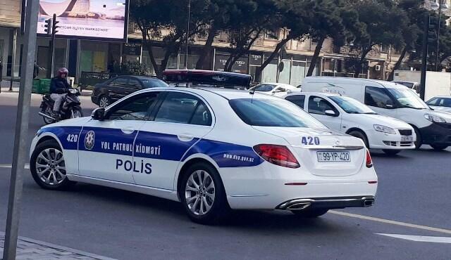 Polis avtomobilinin iştirakı ilə qəza baş verib