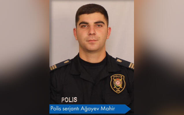 Qətlə yetirilən polis serjantı Mahirin nişanından GÖRÜNTÜLƏR