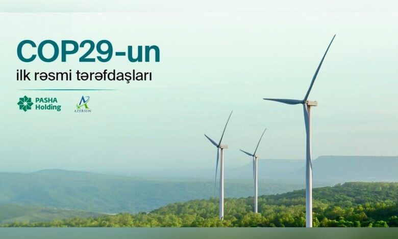 COP29-un ilk rəsmi tərəfdaşları açıqlandı