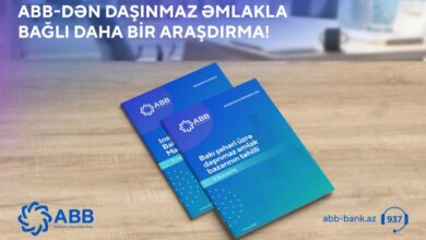 ABB daşınmaz əmlak bazarı ilə bağlı daha bir araşdırma yaydı!