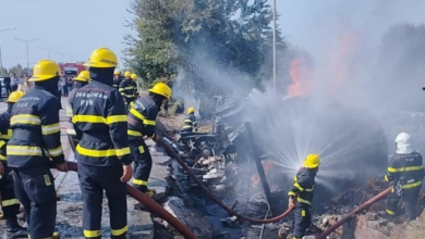 Bakı-Qazax yolunda yanacaq daşıyan maşın aşdı - sürücü yanaraq öldü - YENİLƏNİB