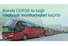 Bakıda COP29-la bağlı nəqliyyatın idarə edilməsi üzrə monitorinqlər aparılır