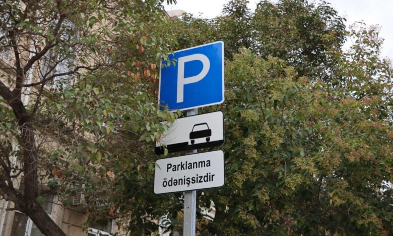 Bakıda pulsuz parklanma yerləri yaradılıb