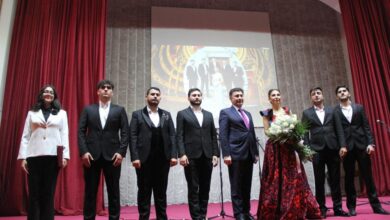 Fidan Hacıyeva Vokal musiqi məktəbinin nəzdindəki Opera teatrı ATU-da ilk konserti ilə çıxış edib