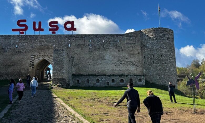 Gürcüstan azərbaycanlıları Şuşaya gəldi - FOTO