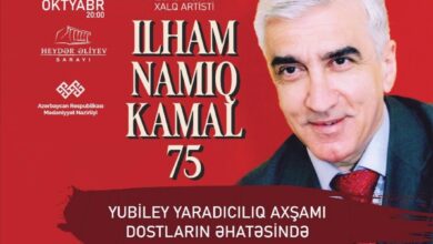 İlham Namiq Kamalın 75-illik yubiley gecəsi Heydər Əliyev sarayında keçiriləcək