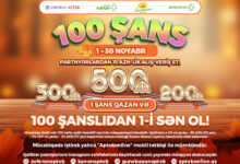 Kanon Bonus Loyallıq Proqramından Möhtəşəm "100 Şans" Müsabiqəsi!