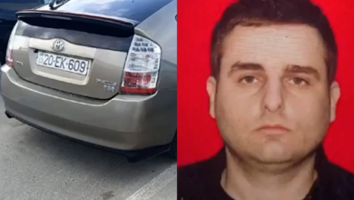 Bakıda "Prius" sürücü həbs edildi