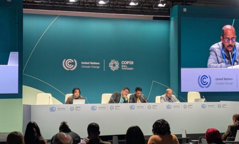 COP29-da iqlim maliyyəsinin həssas ölkələr üçün bölüşdürülməsinə dair panel müzakirəsi keçirilir